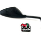 Specchio DX moto nero soft filetto diametro 10mm DX art.6256