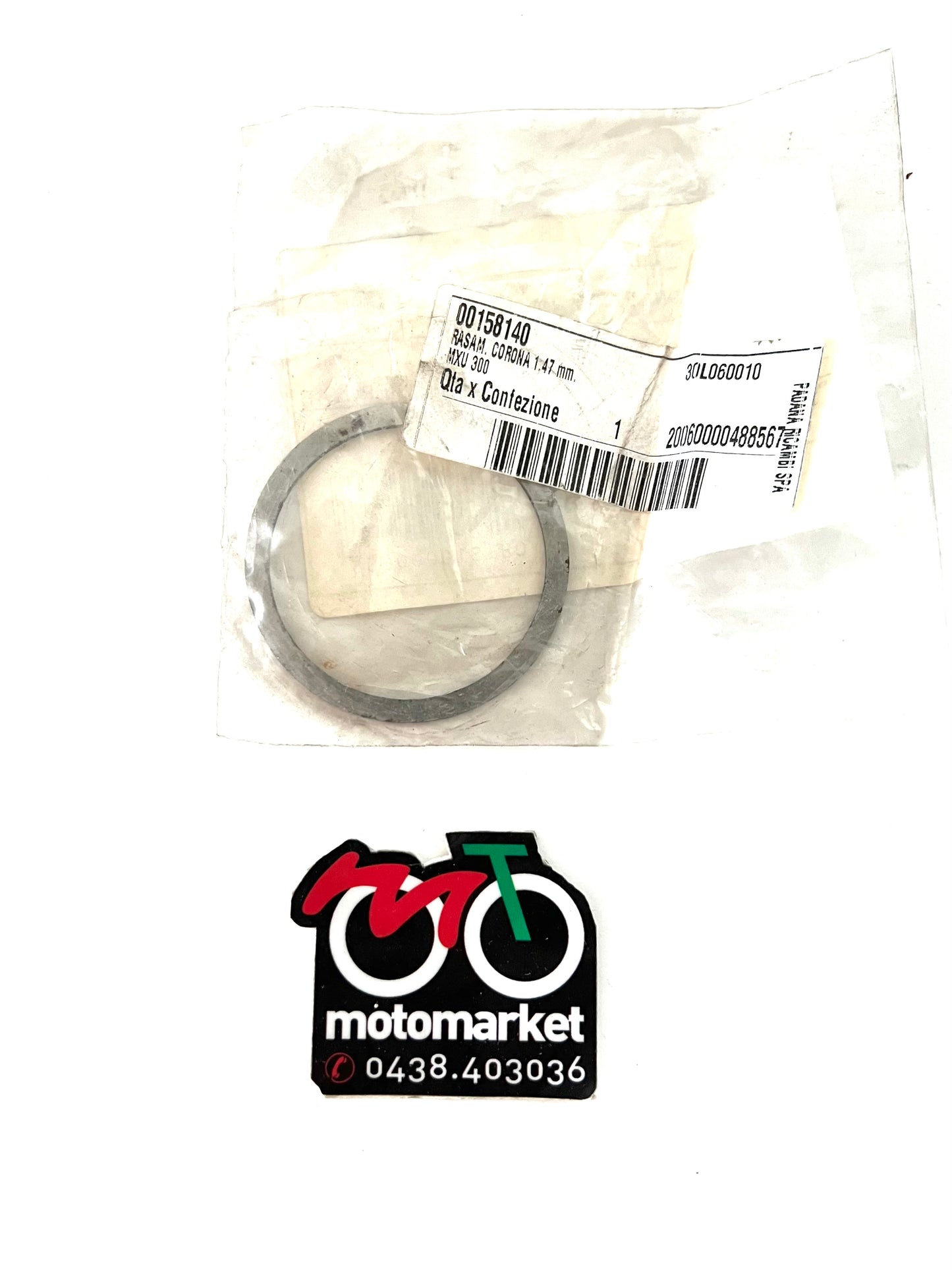 Rasamento corona differenziale spessore 1,47 Kymco MXU300 art.00158140