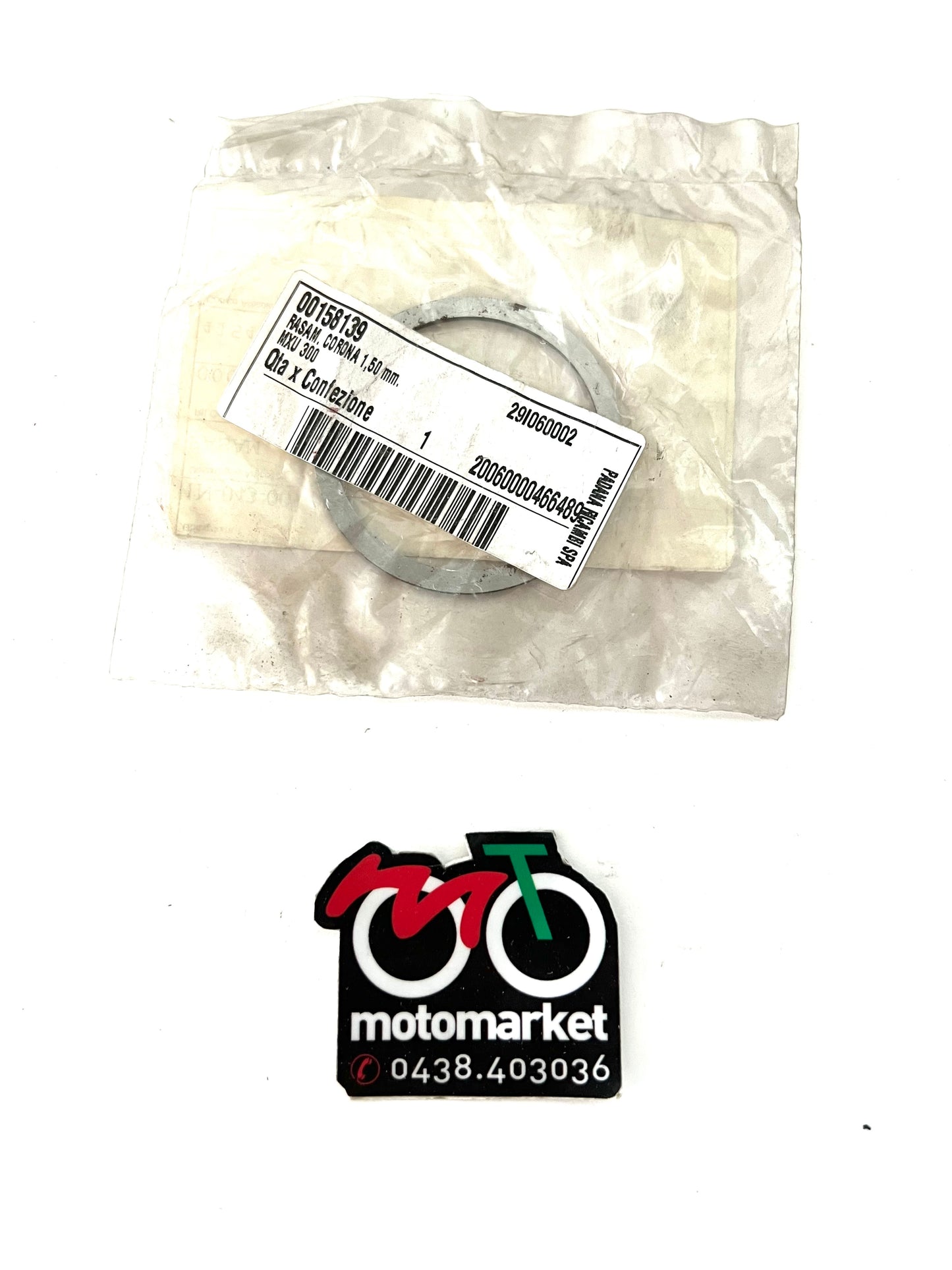 Rasamento corona differenziale spessore 1,50 Kymco MXU300 art.00158139