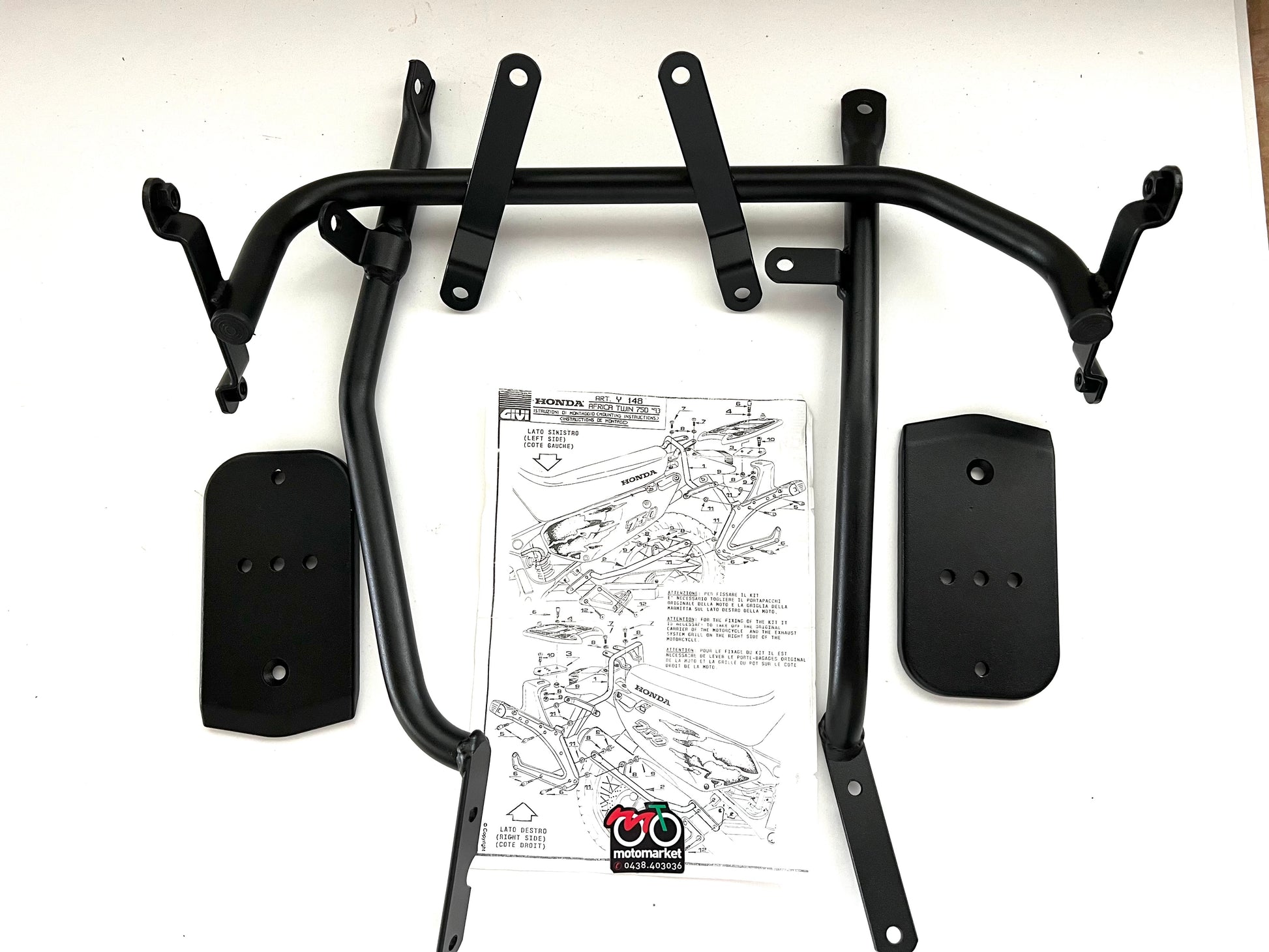 Supporto portavaligie laterali GIVI Honda Africa Twin 750 1993 art.Y148
