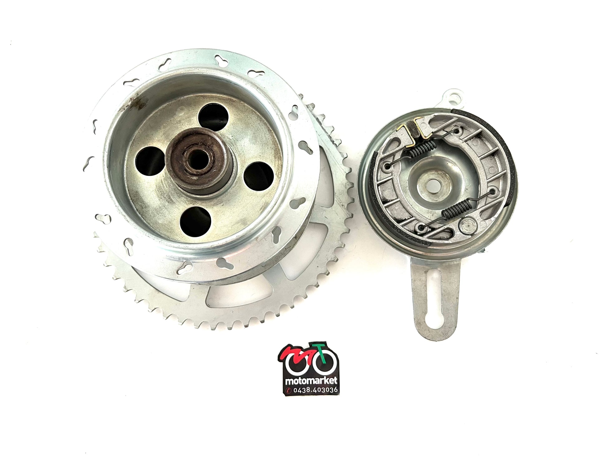 Tamburo ruota posteriore D.118-28 fori-corona Z52 denti