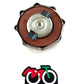 Tappo serbatoio benzina moto d'epoca lunghezza lamella 47mm