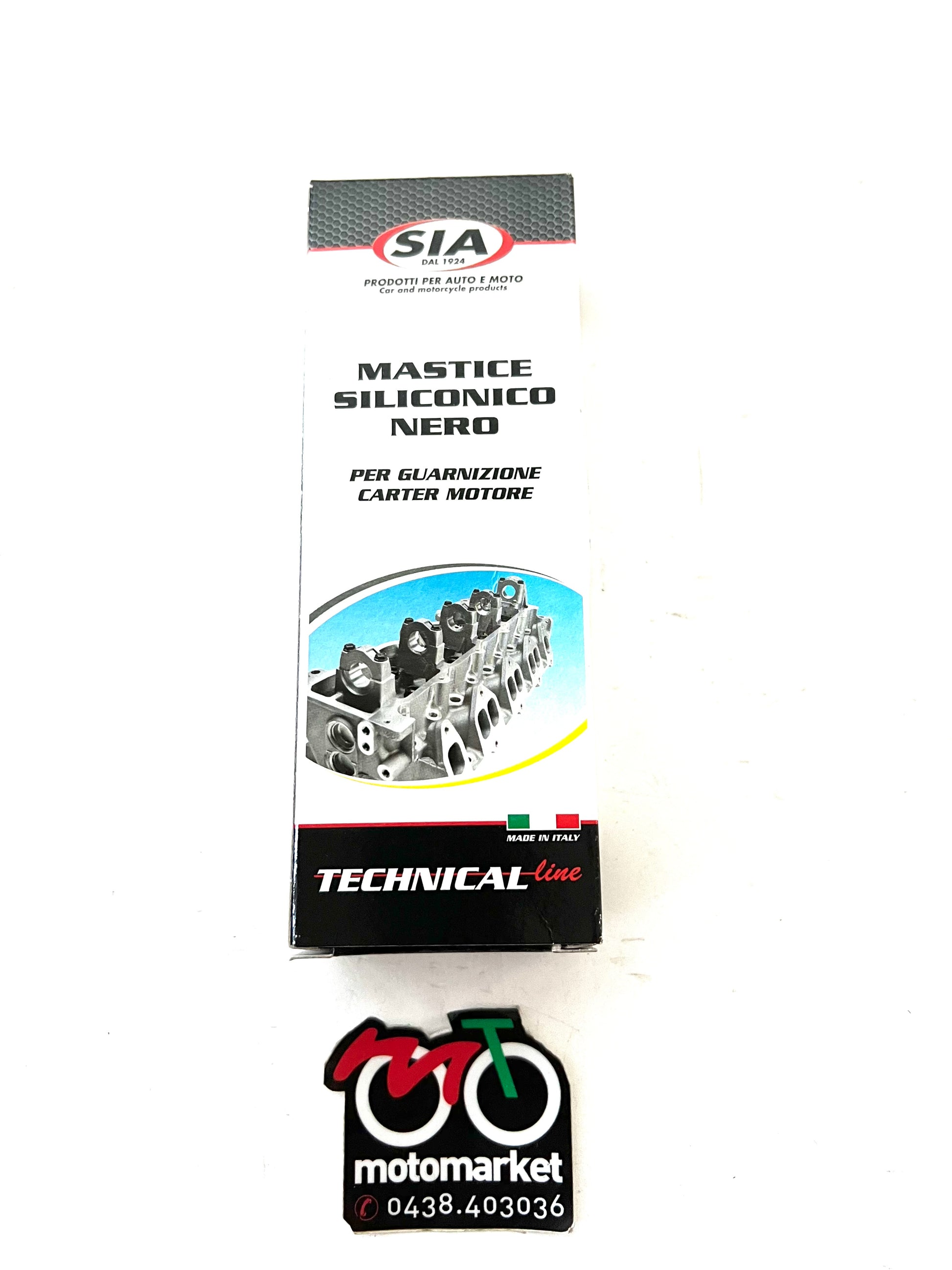 Pasta siliconica nera per guarnizioni art.2063