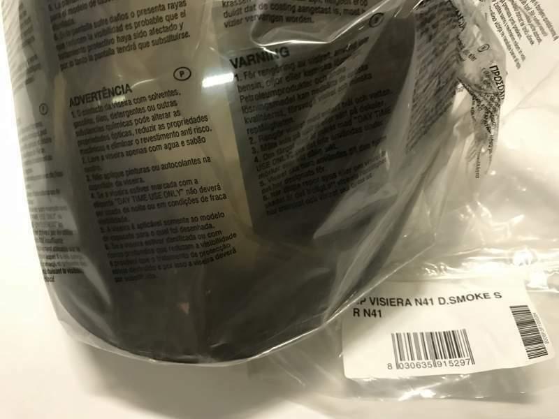 Visiera casco Nolan N41 dark smoke