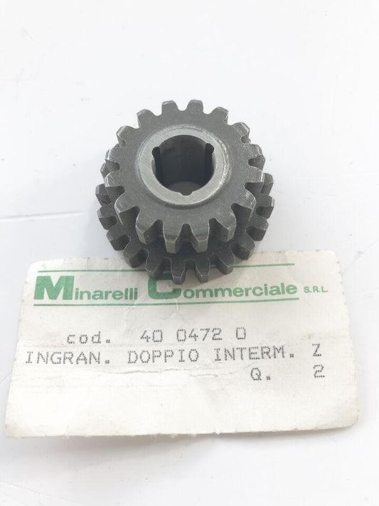Ingranaggio doppio intermedio Minarelli V1 a pedali
