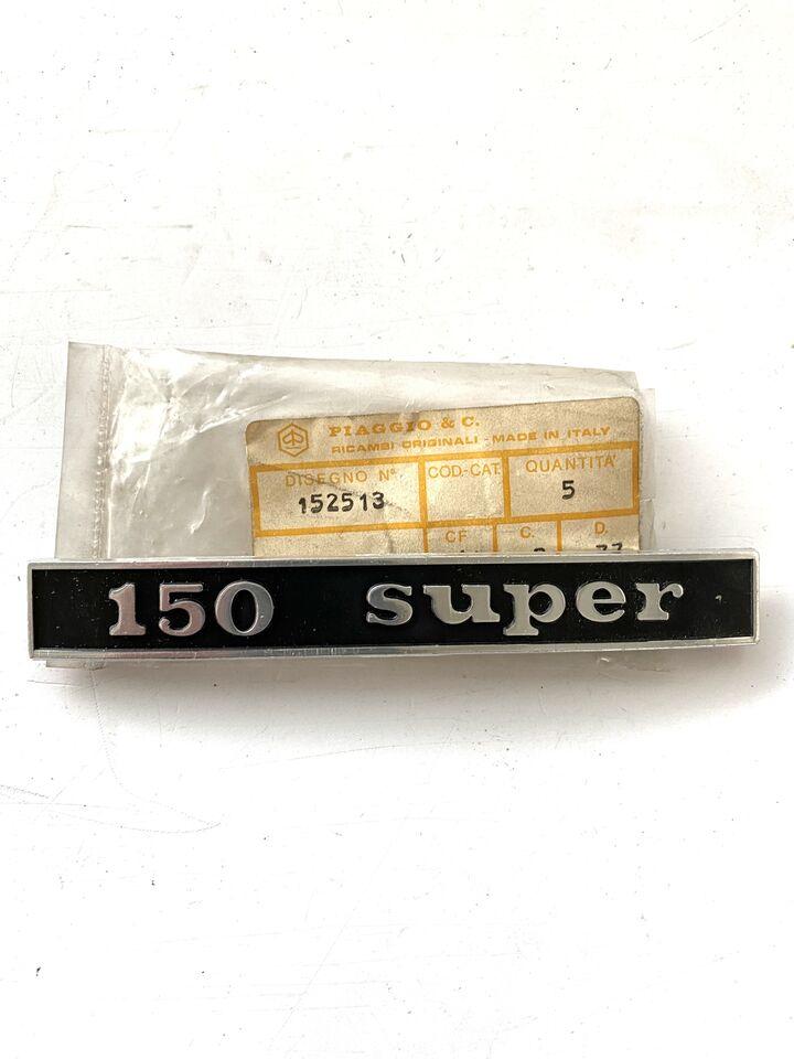 Targhetta originale Vespa "150 Super"