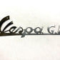 Targhetta Vespa GL cromata