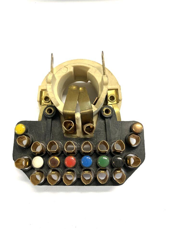 Portalampade per moto d'epoca con morsettiera