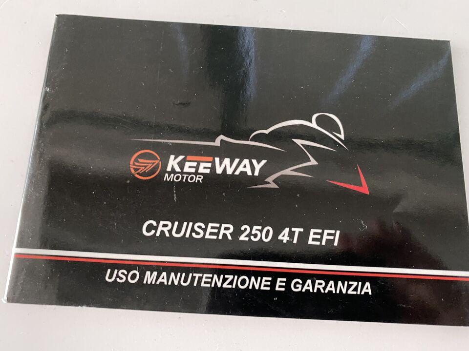 Libretto uso manutenzione Keeway Cruiser 250cc