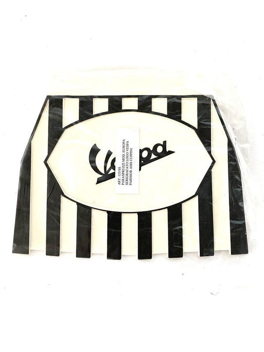 Paraspruzzi posteriore Vespa nero-bianco art 133SS