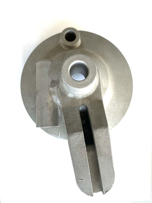 Piatto portaceppi posteriore con attacco rinvio moto d'epoca