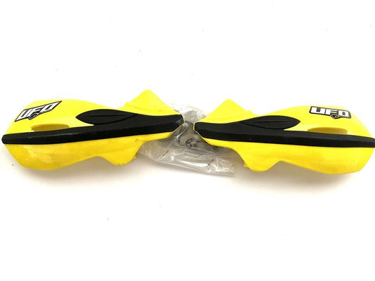 Paramani UFO colore giallo per moto enduro-cross