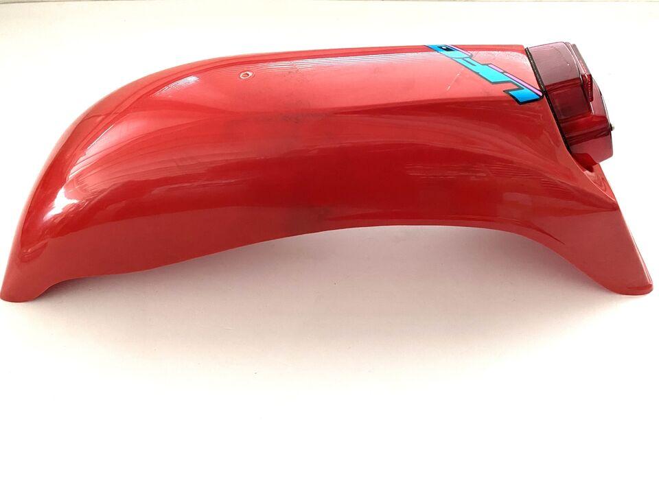 Parafango posteriore con fanalino moto enduro d'epoca