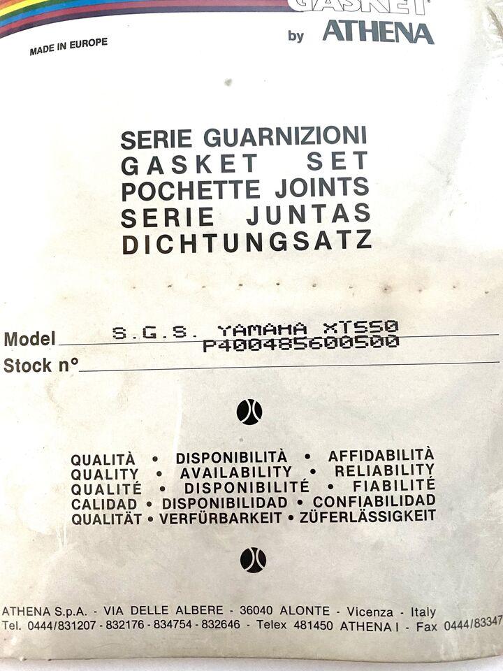Guarnizioni smeriglio Yamaha XT550 1982-84
