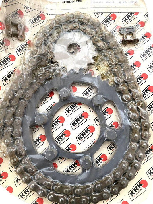 Kit catena RK Aprilia AF1 125cc Sport