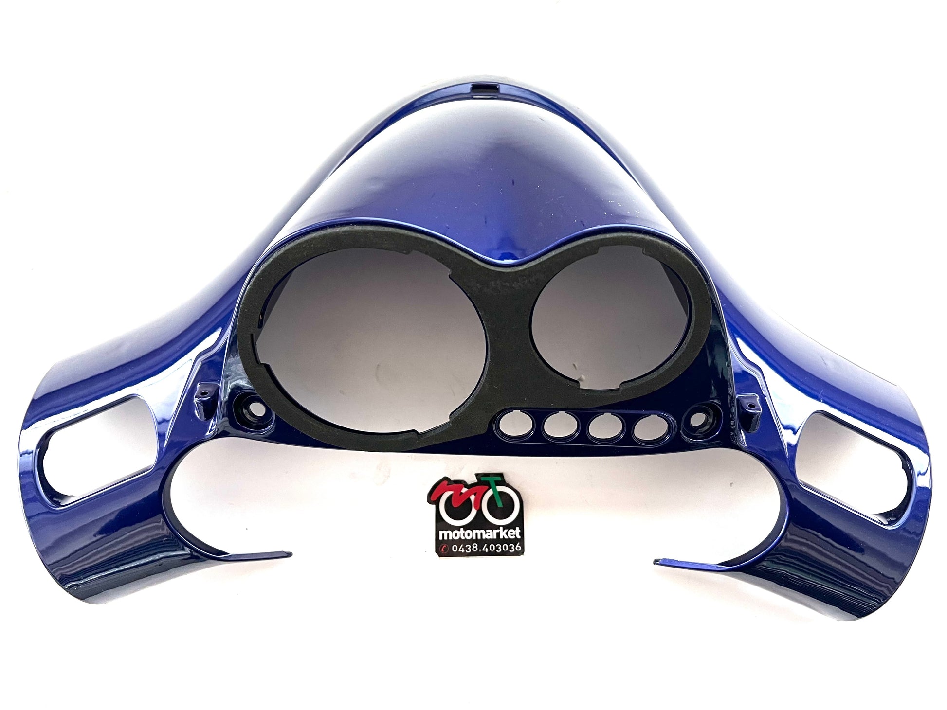 Coperchio coprimanubrio blu elettrico Derbi Predator 50cc