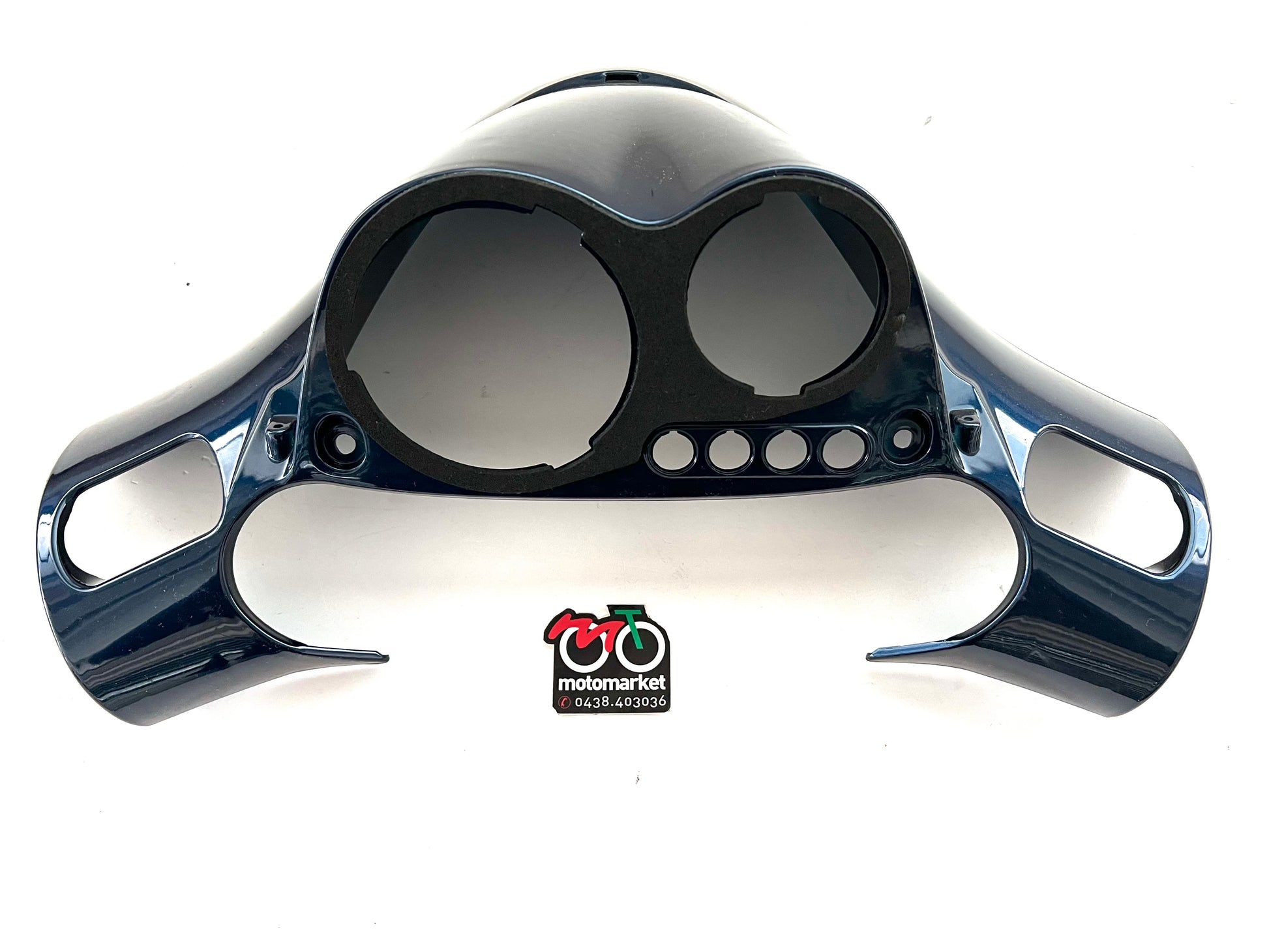 Coperchio coprimanubrio blu Derbi Predator 50cc