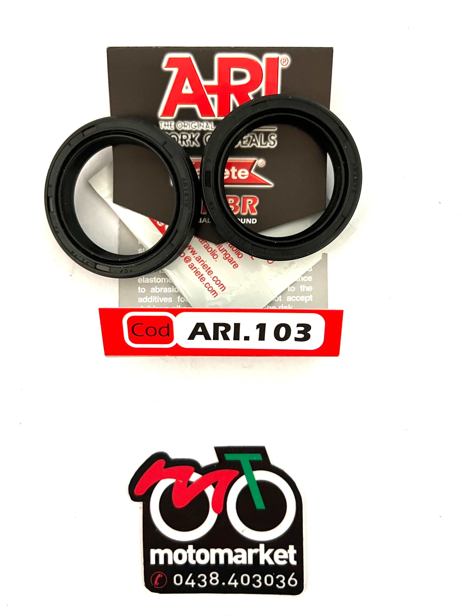 Paraolio forcella diametro 31,7-42-9 art.ARI 103