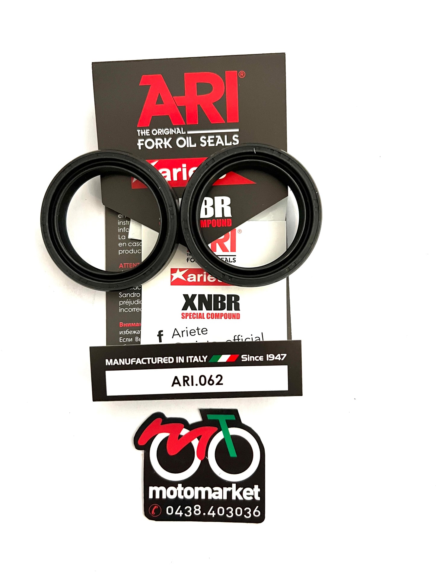 Paraolio forcella diametro 38-50-11 art.ARI 062