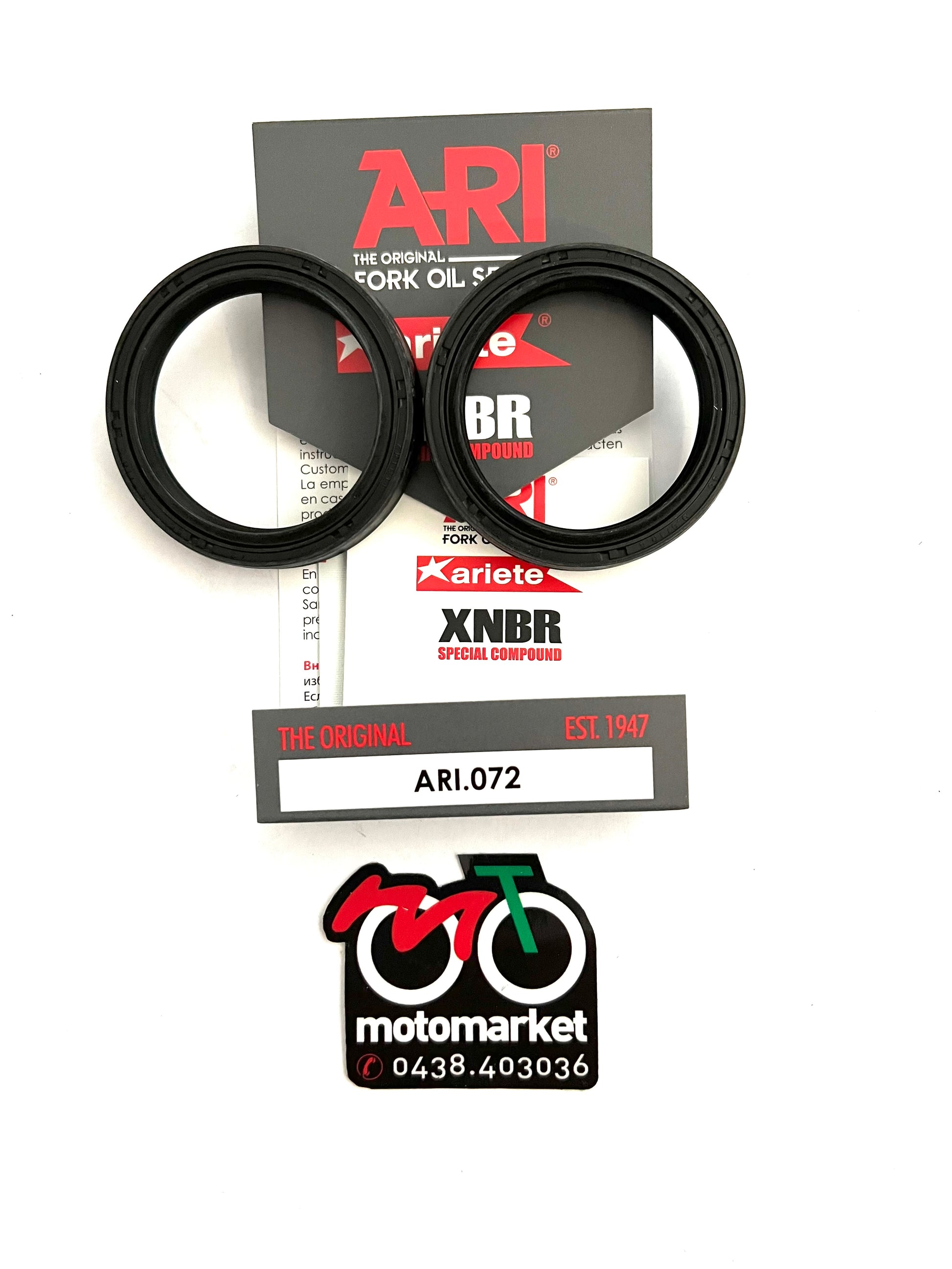 Paraolio forcella diametro 43-55-9,5/10,5 art.ARI 072