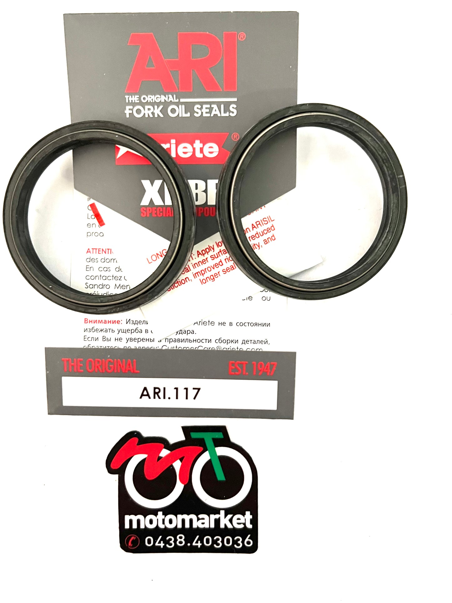 Paraolio forcella diametro 48-58,2-8,5/10,5 art.ARI 117