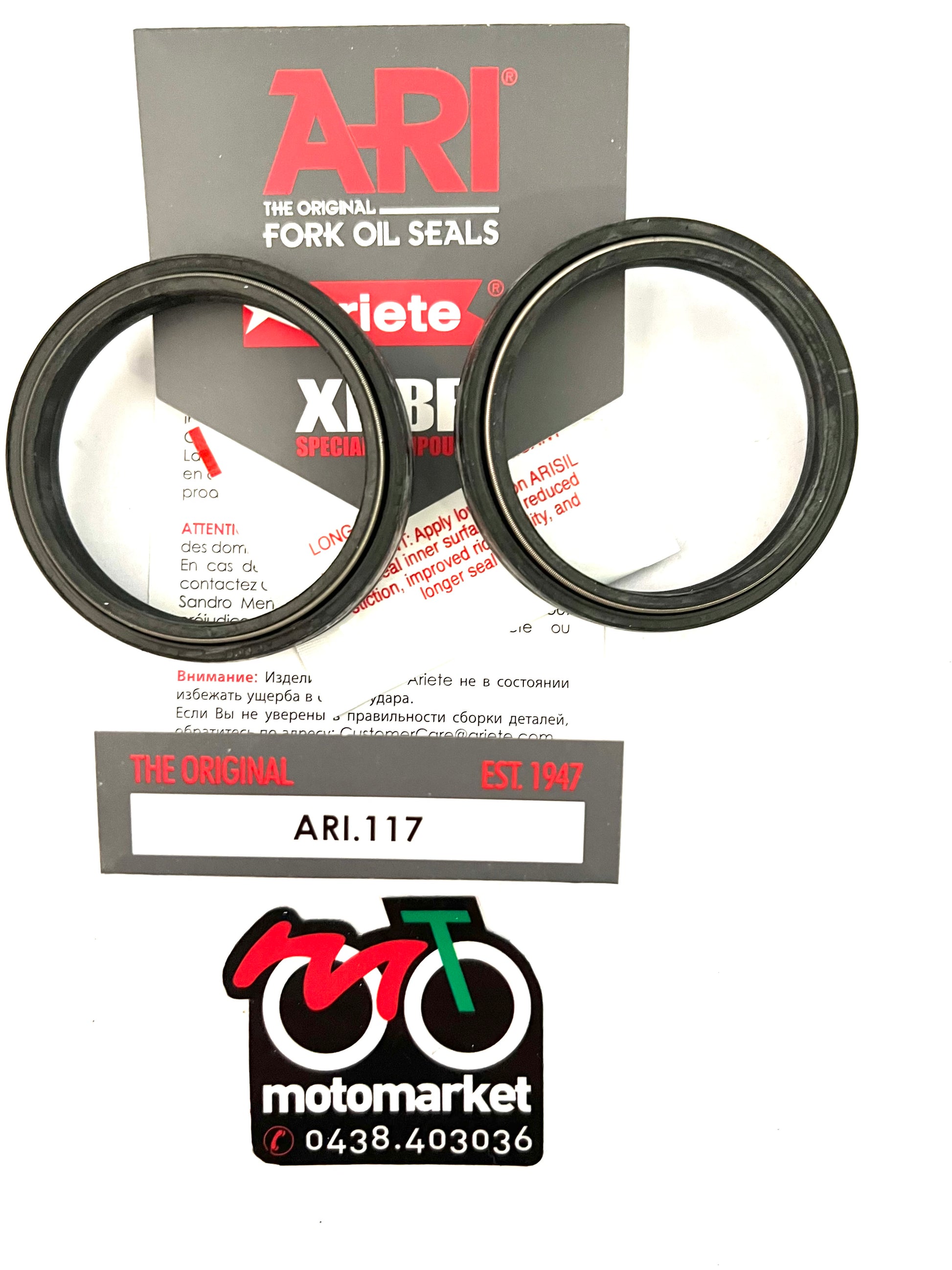 Paraolio forcella diametro 48-58,2-8,5/10,5 art.ARI 117