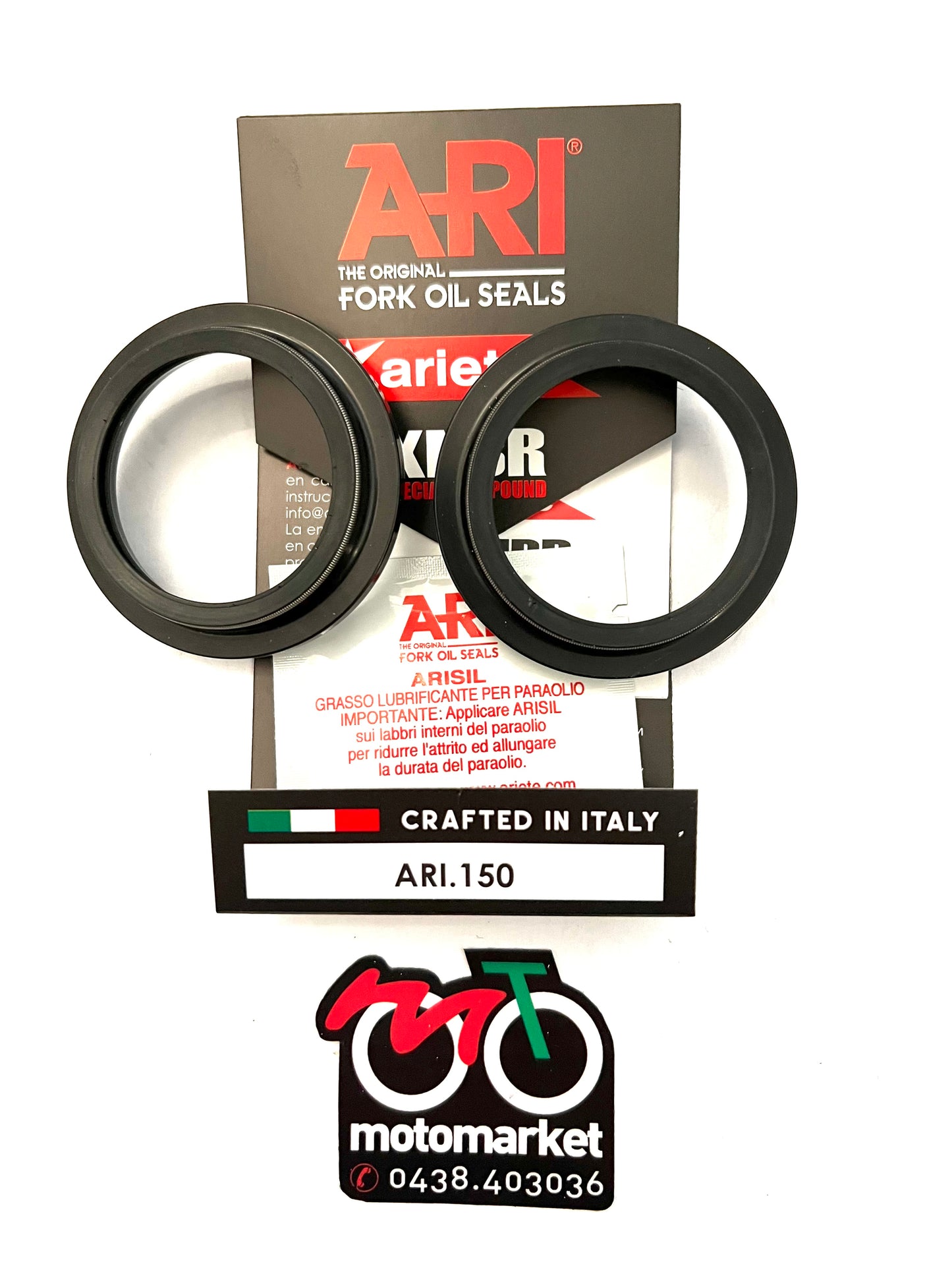 Parapolvere forcella diametro 41-52,5 -4,6/14 art.ARI 150