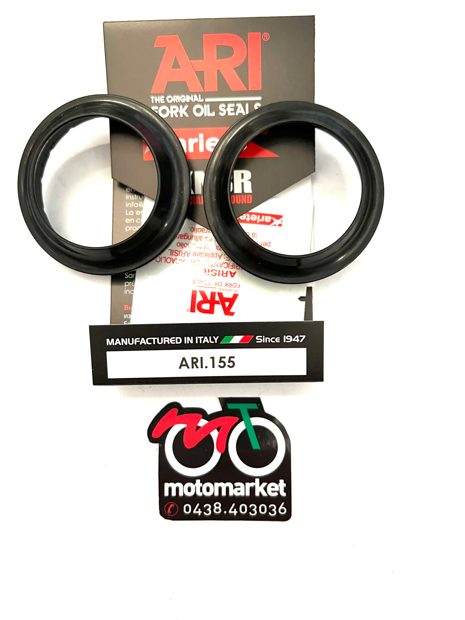 Parapolvere forcella diametro 43-54,3-6/15 art.ARI 155