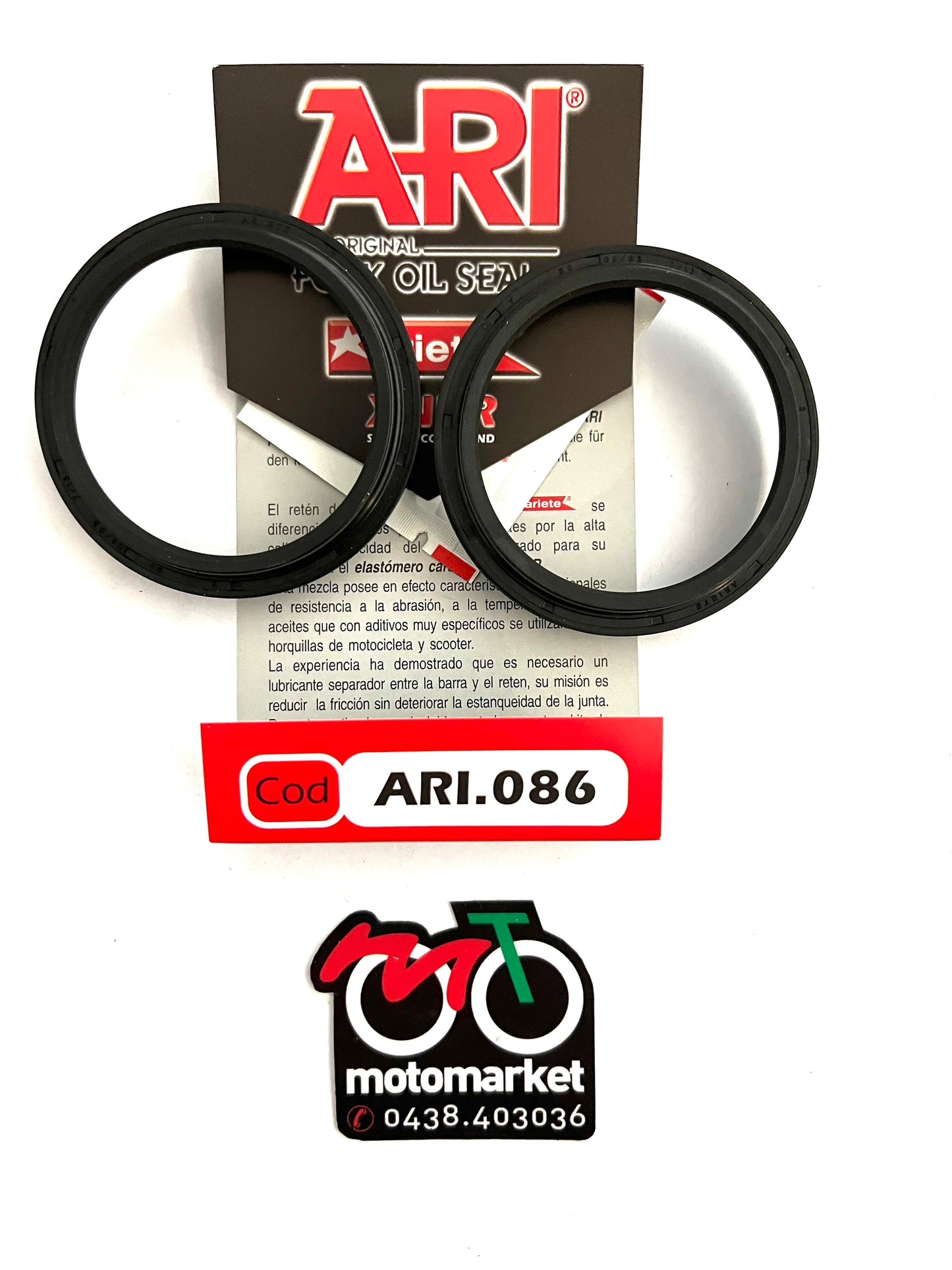 Parapolvere forcella diametro 50-60/63-7/13 art.ARI 086