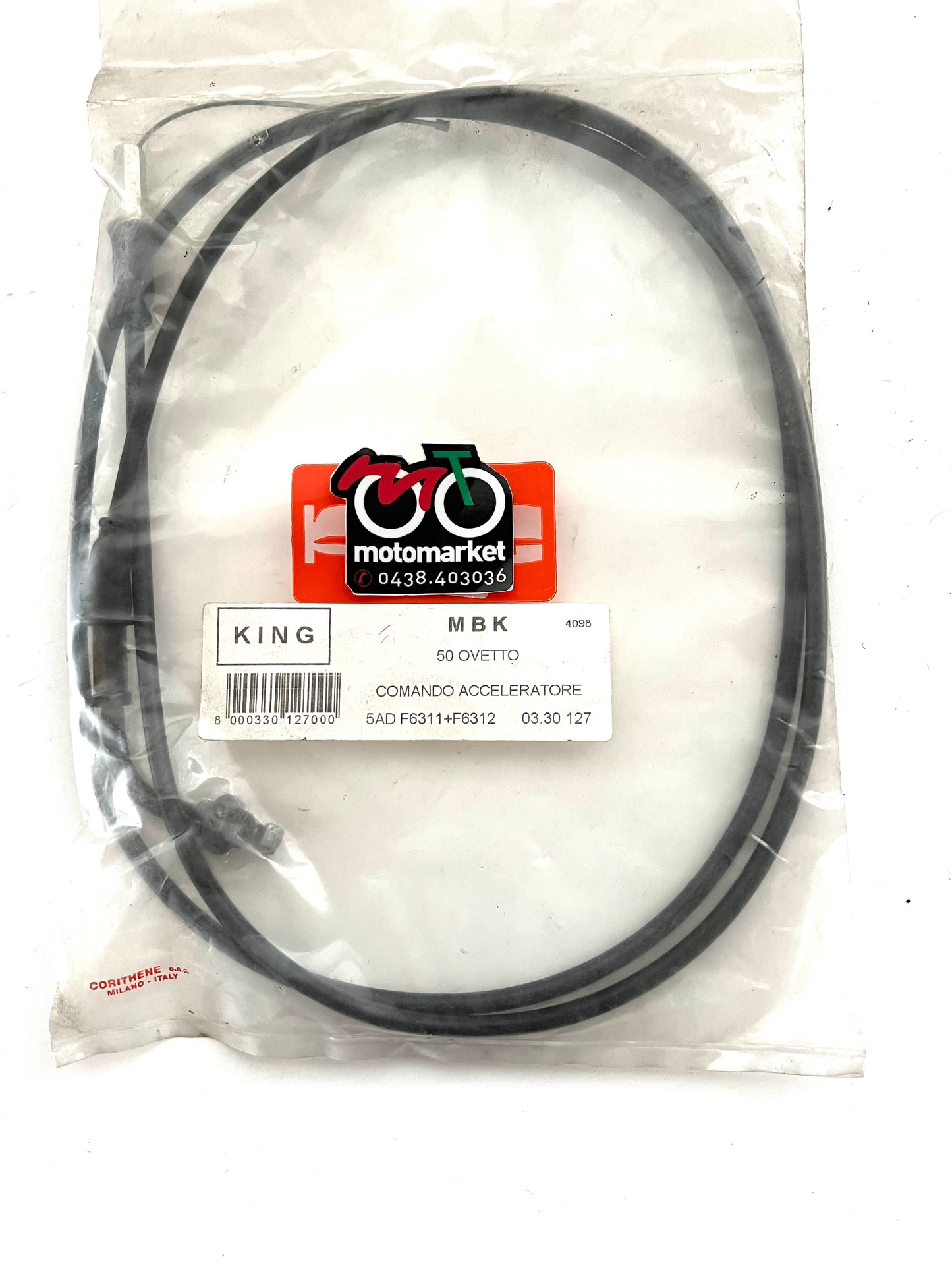 Corda gas MBK Ovetto-Yamaha Neo’s 50cc art.0330127