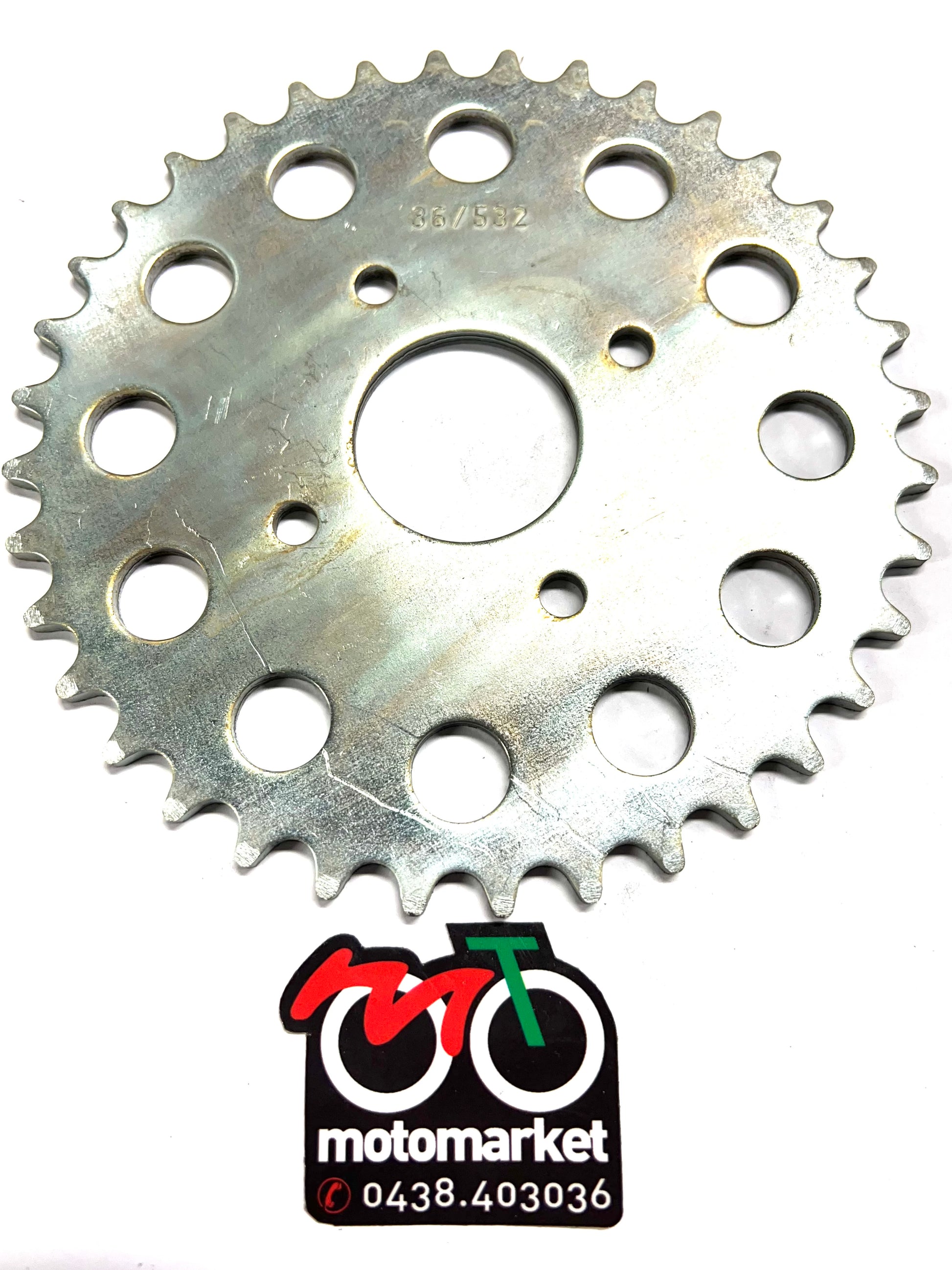 Corona ciclomotore foro interno D.36 art.532-36