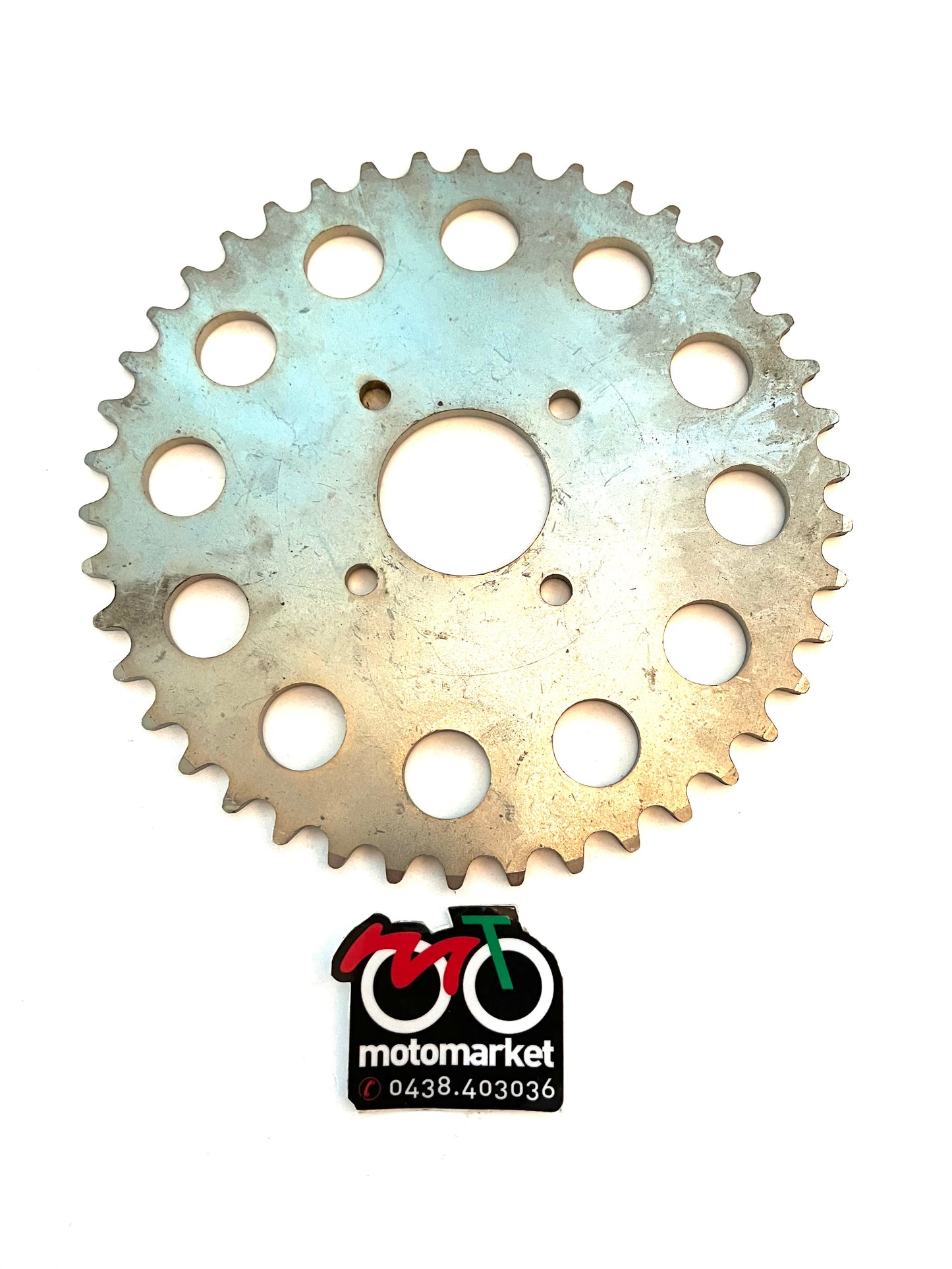 Corona per ciclomotore foro interno 39,4 interasse fori 62 art.118-42 denti