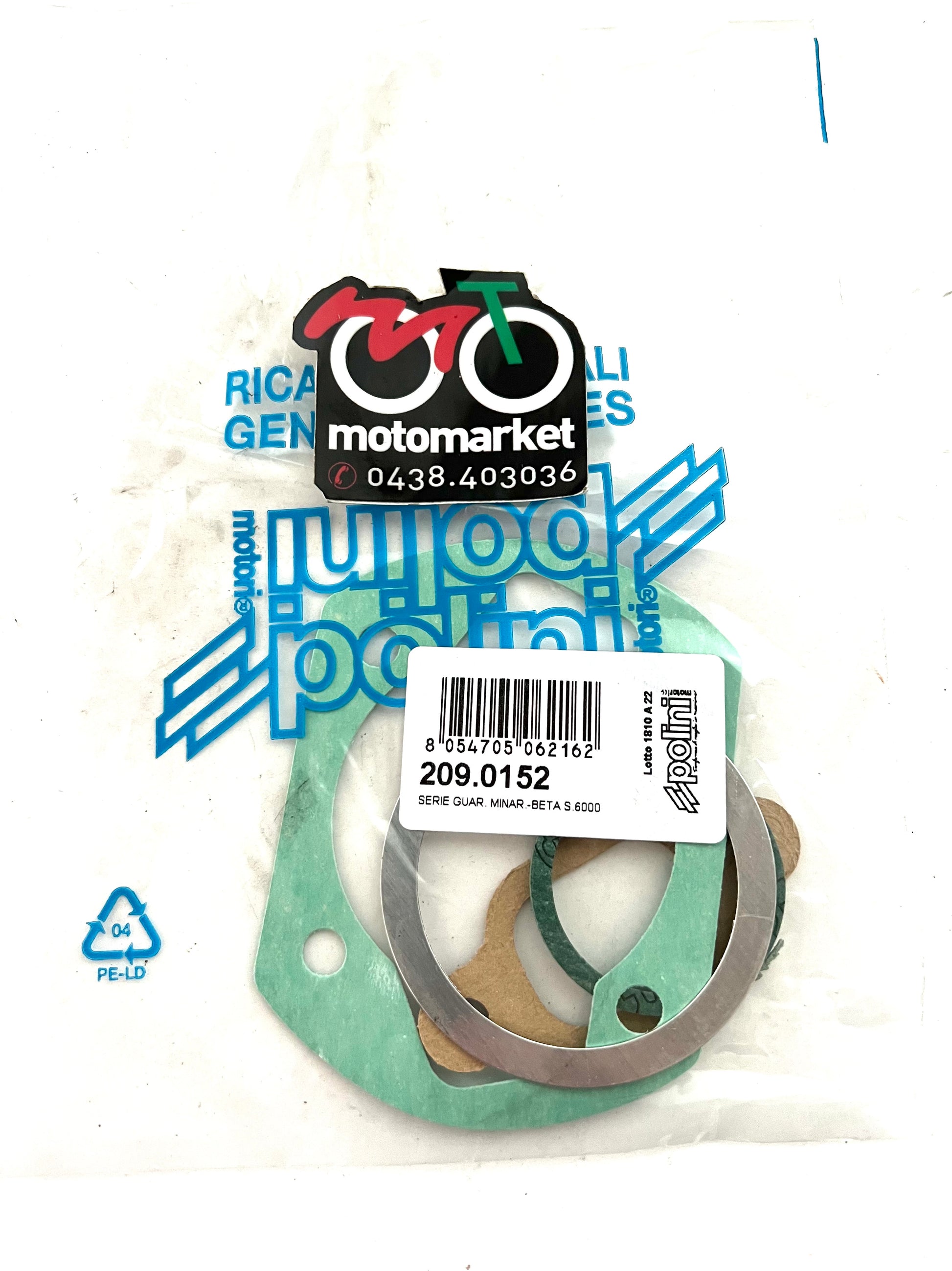 Guarnizioni cilindro modifica Polini Minarelli serie 6000 art.2090152