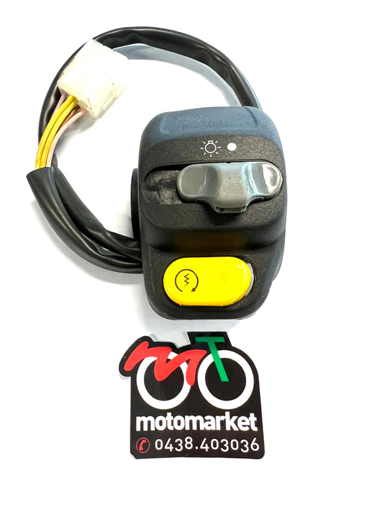Interruttore luci SX Peugeot Speefight-X Fight-Trekker-Vivacity-Looxor art 753222
