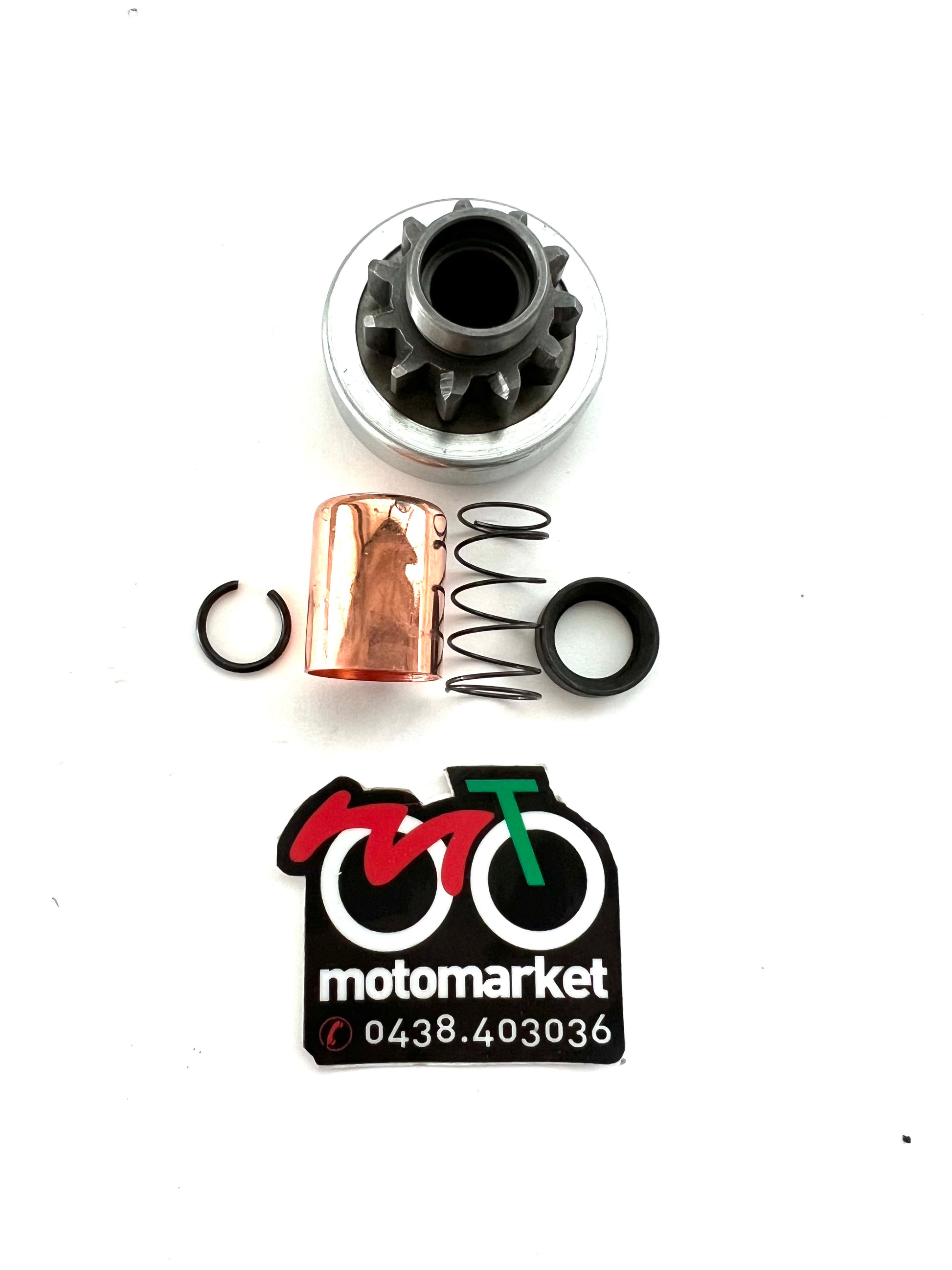 Kit pignone motorino avviamento Piaggio Ape 50 art.55790