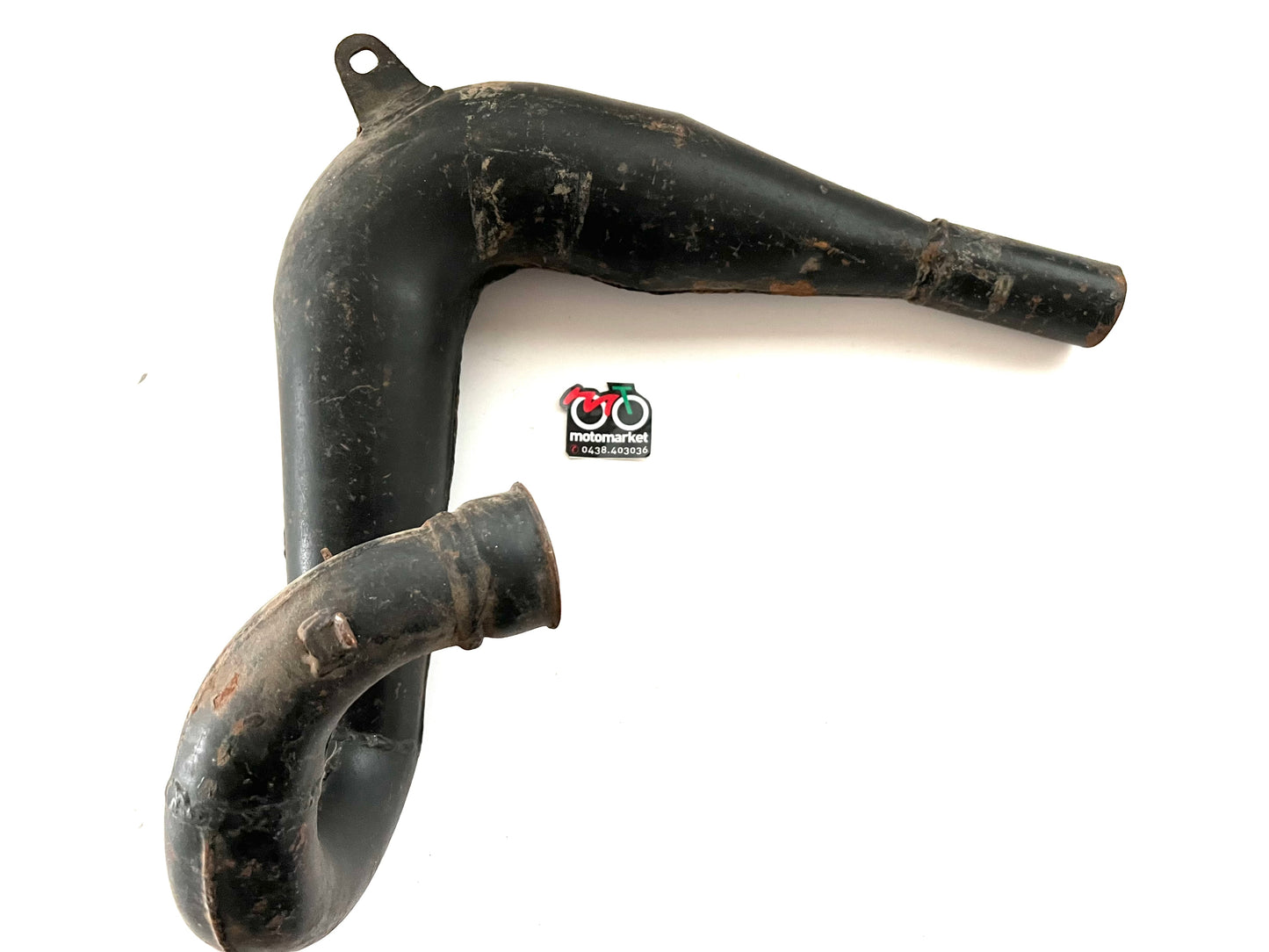 Marmitta motocross d'epoca destra