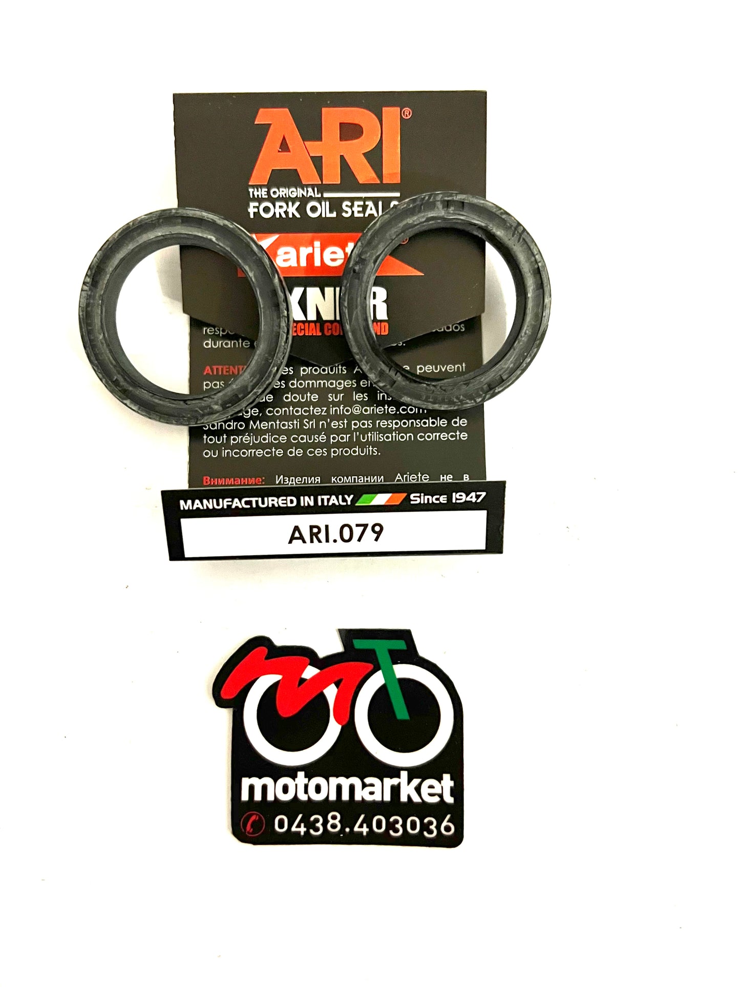 Paraolio forcella diametro 30-40-8/9 art.ARI 079