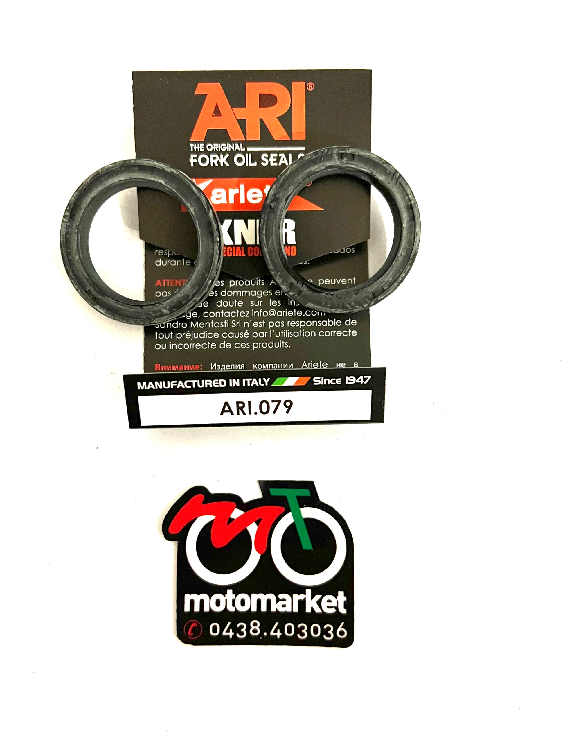 Paraolio forcella diametro 30-40-8/9 art.ARI 079