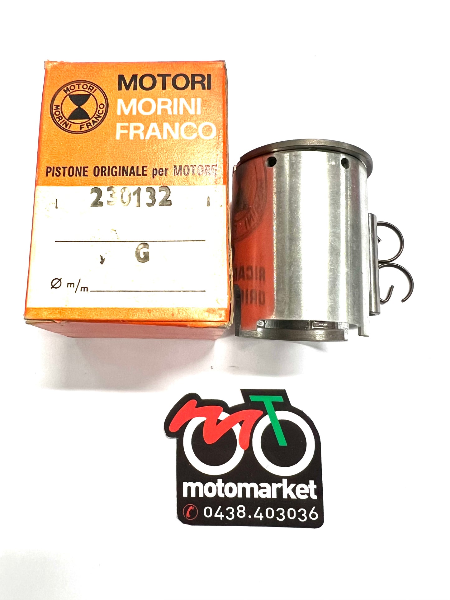 Pistone Franco Morini UC4 monofascia diametro 39 sigla G art.3882