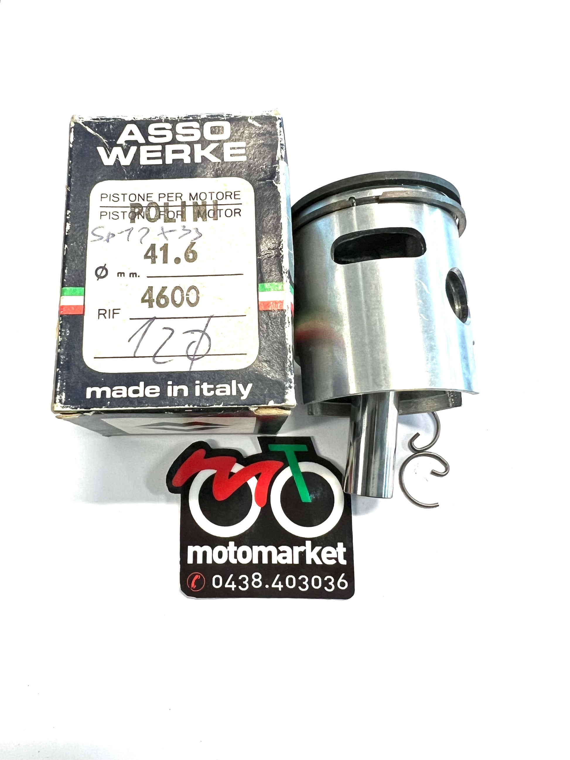 Pistone modifica Polini Ciao spinotto 12  D.41,6 art.4600