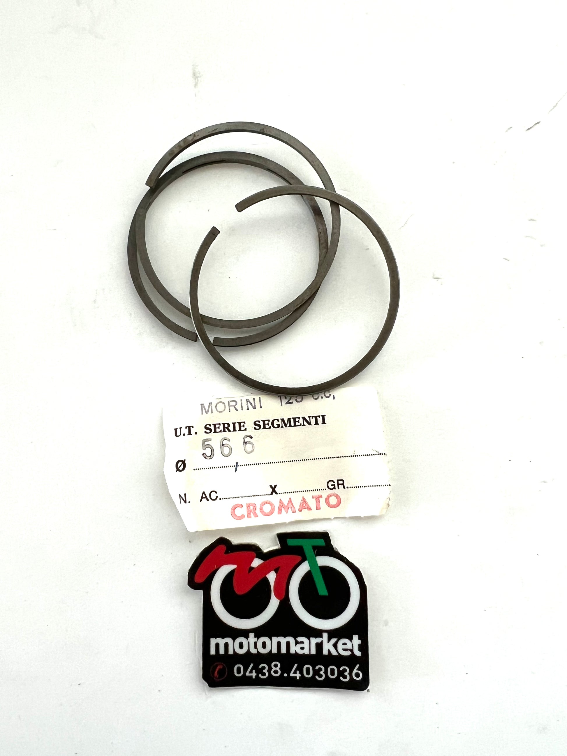 Anelli pistone Moto Morini 125 Corsaro D.56,6