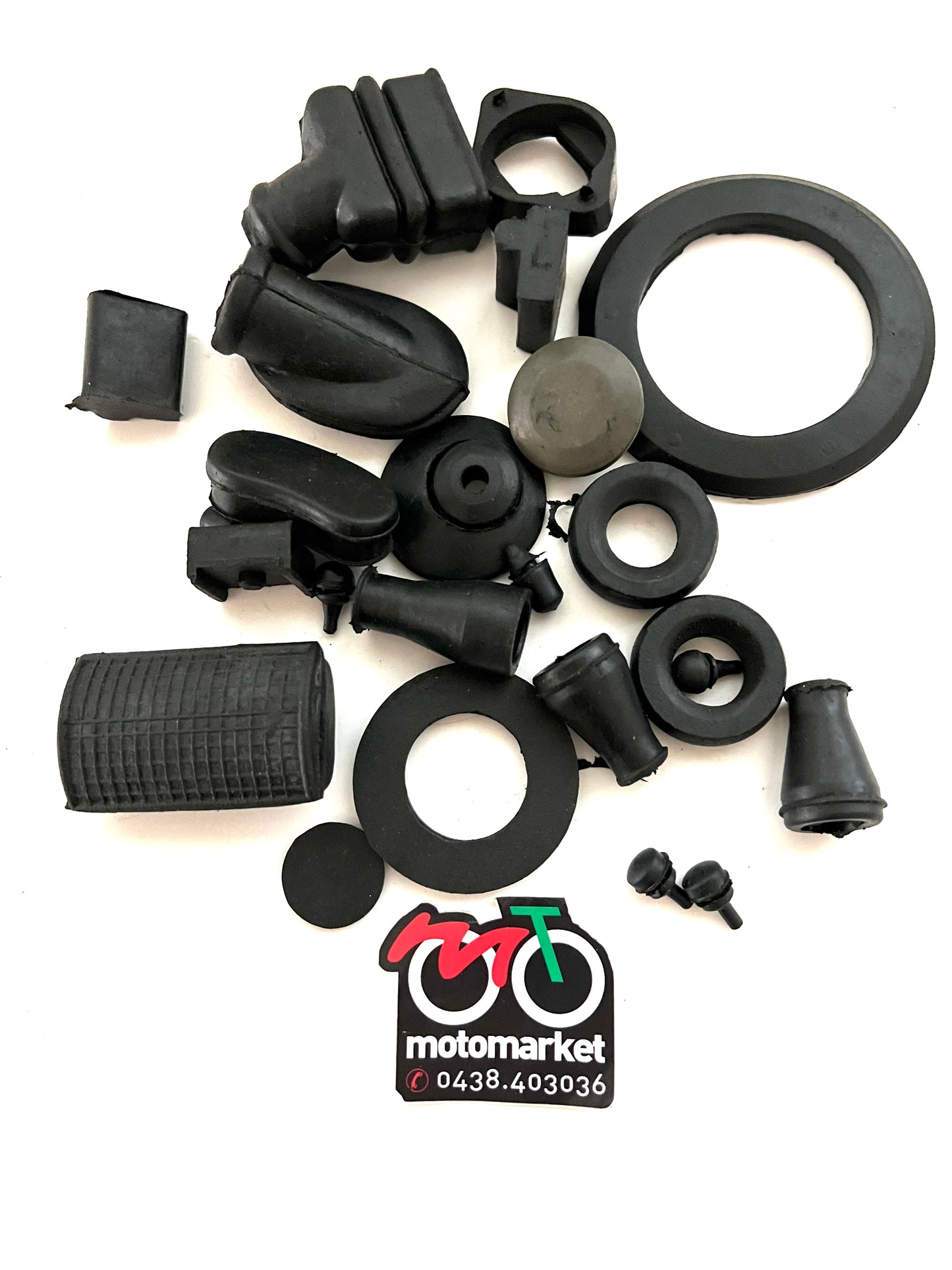 Gommini telaio-motore Vespa 50-125cc Primavera-ET3 art.58603