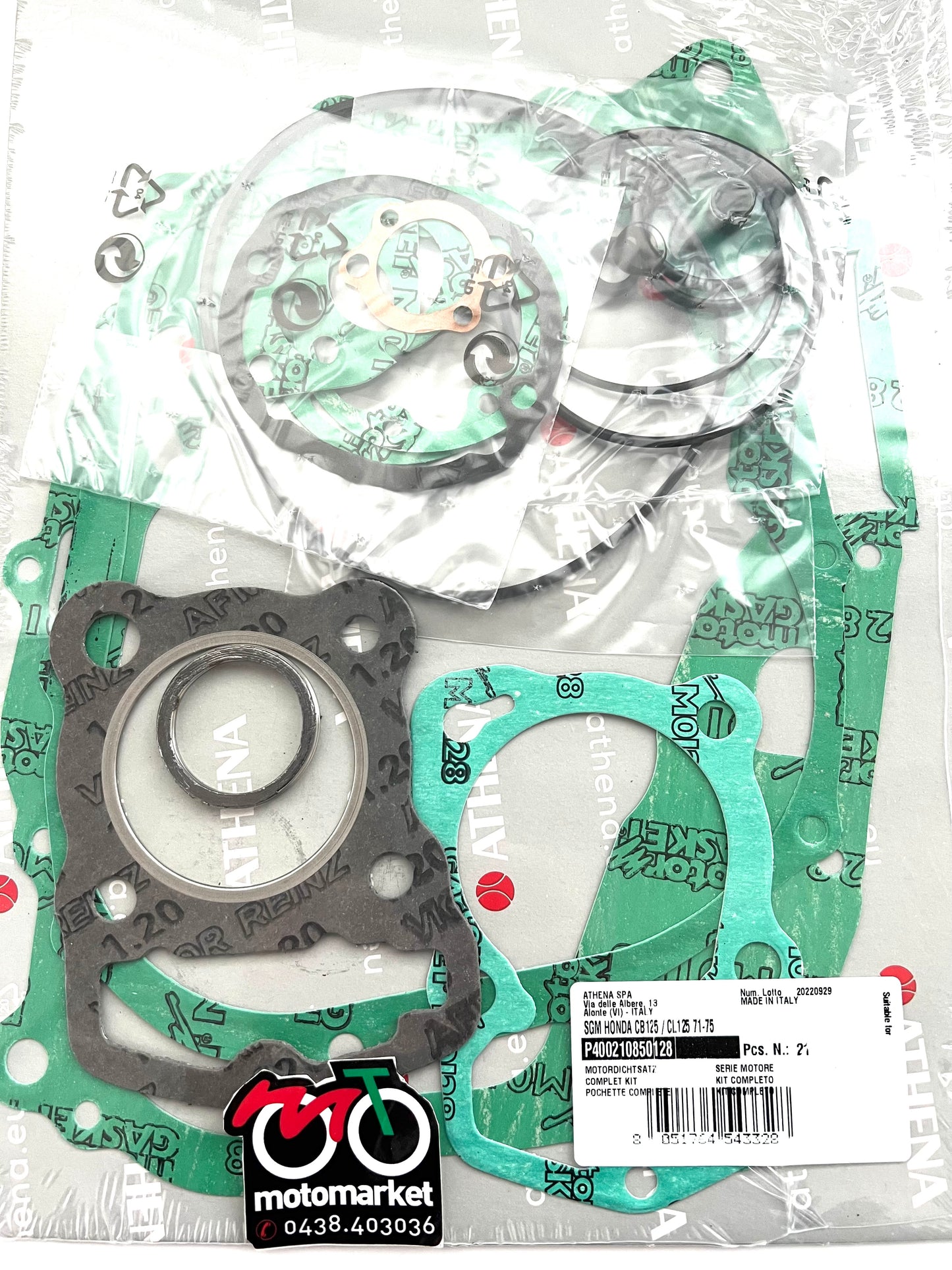 Guarnizioni motore Honda CB125-XL125S art.P400210850128