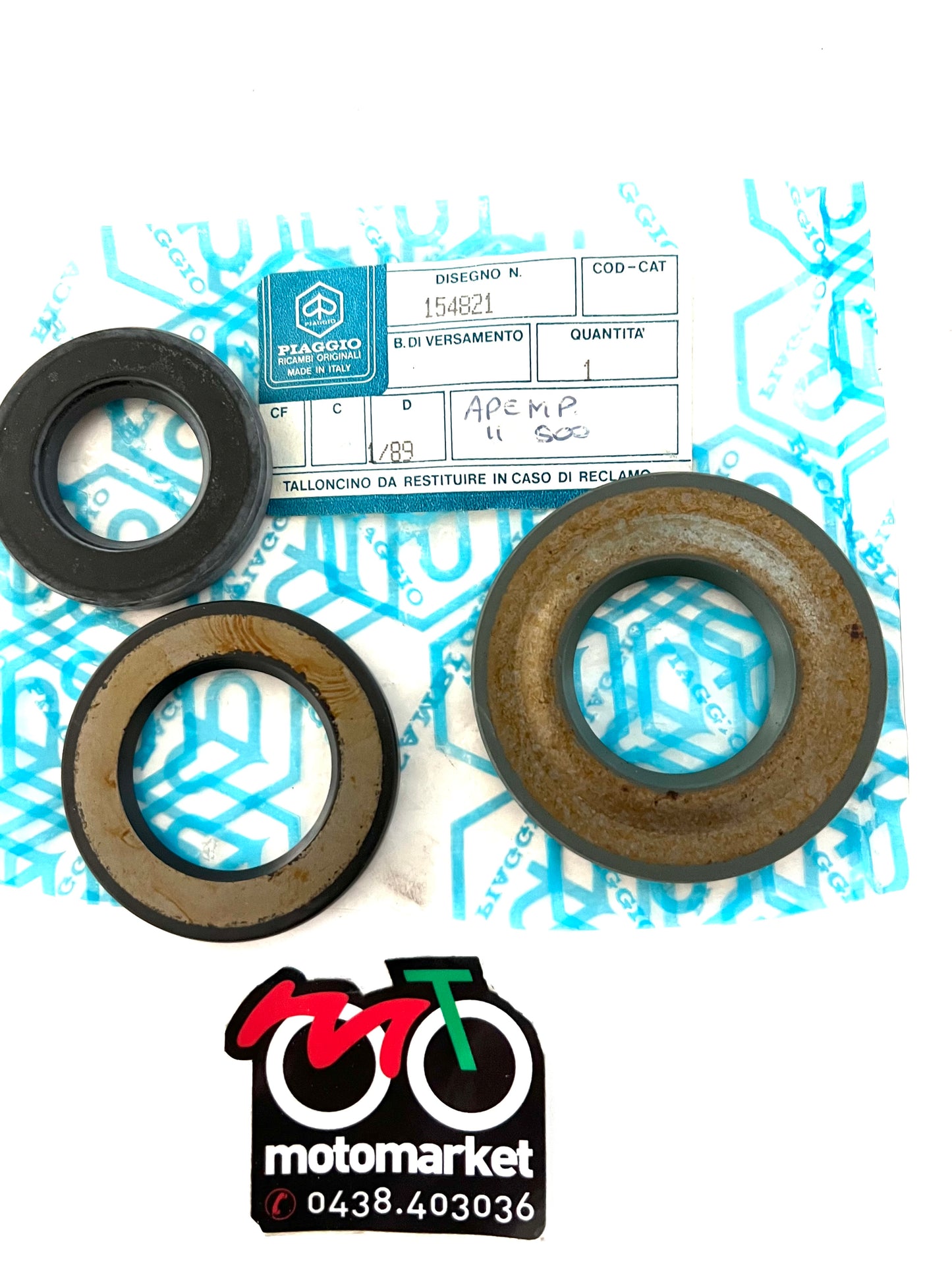 Paraolio motore Ape MP P501-P601 originali art.154821