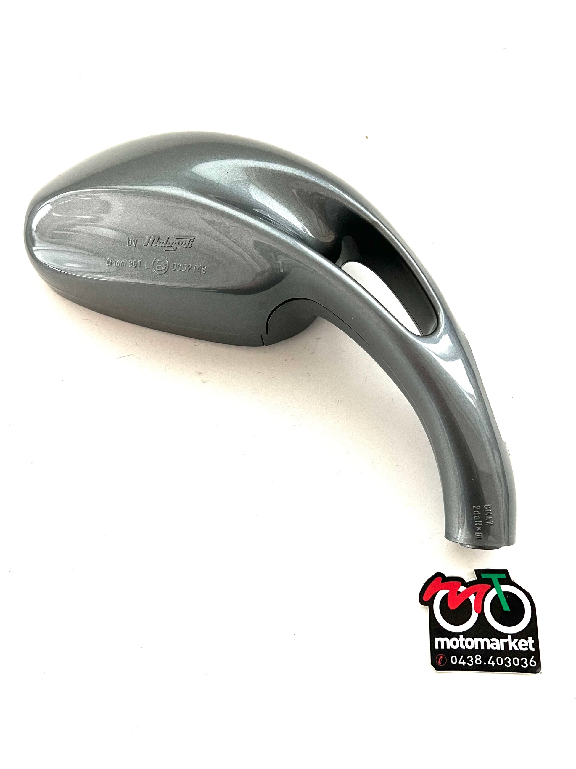 Specchio DX Malaguti F12-F15 50cc Grigio Titanio art.08801998
