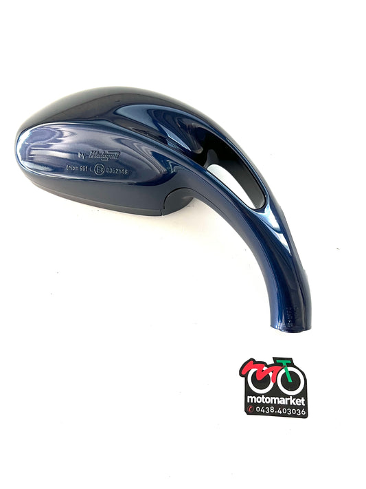 Specchio destro colore blu acciaio Malaguti F12-F15 art.0881964