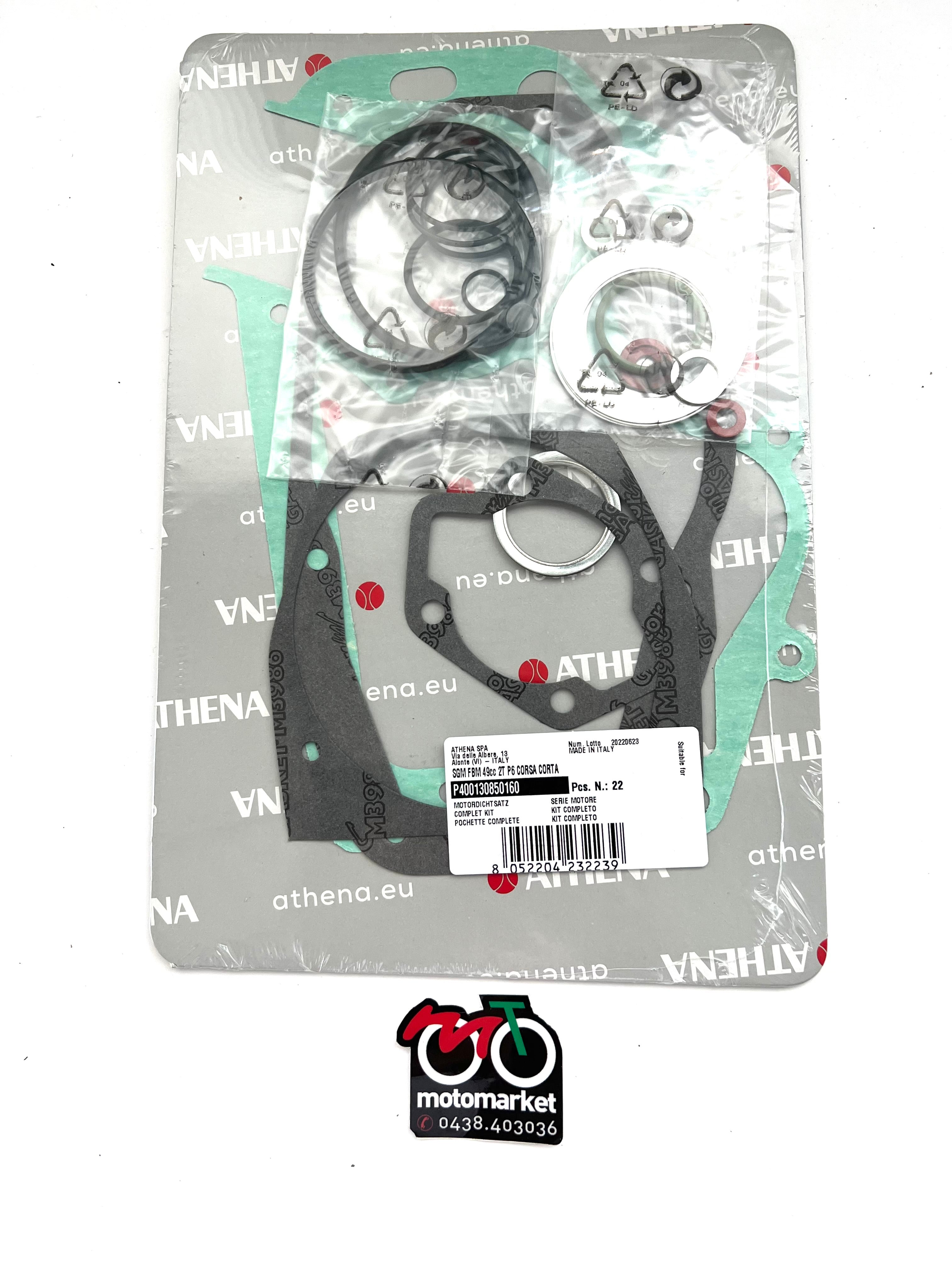 Athena Motordichtungssatz P400130850160 – Für Minarelli & Rieju Modelle
