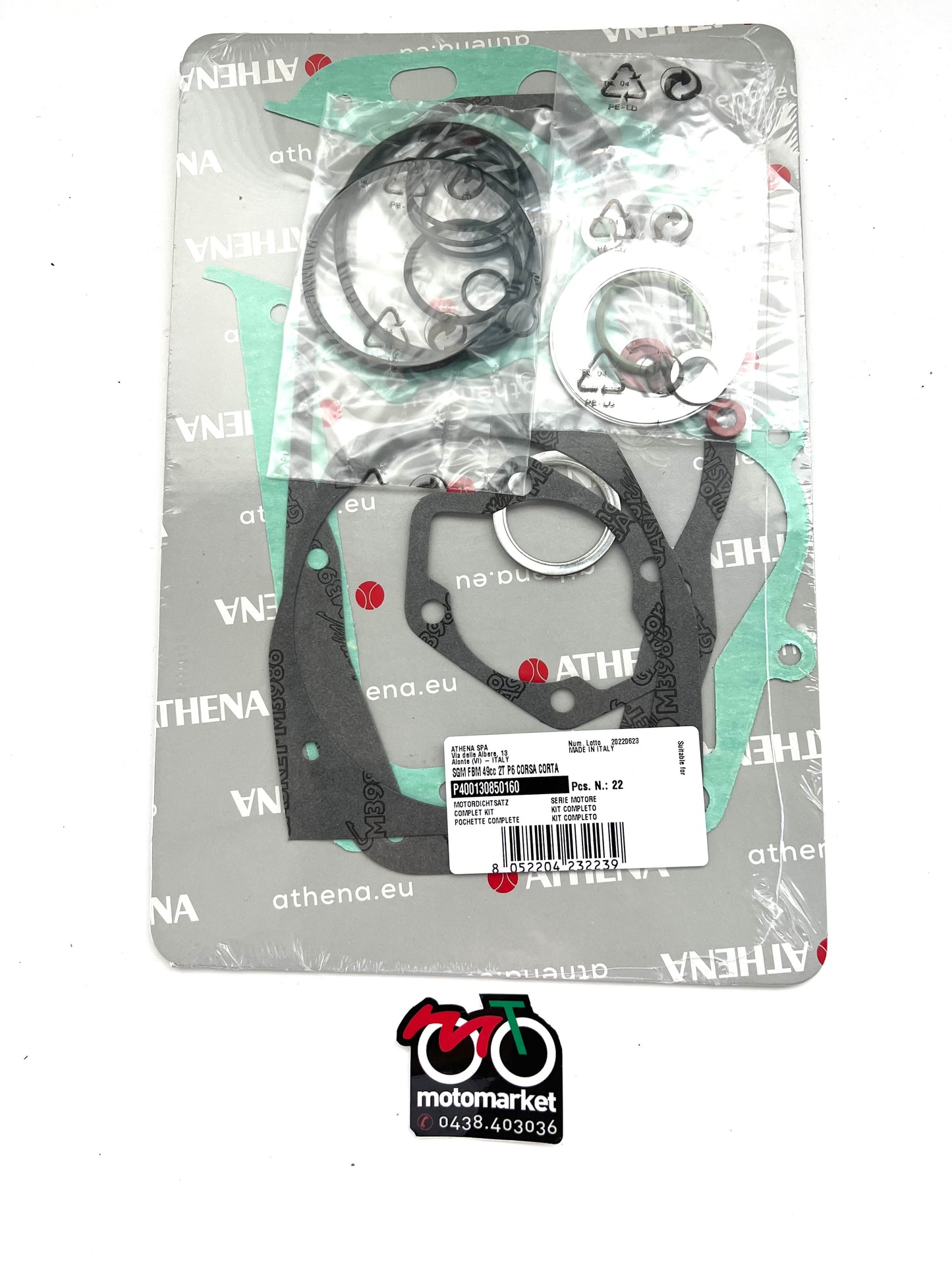 Guarnizioni motore Minarelli P6 corsa corta art.P400130850160